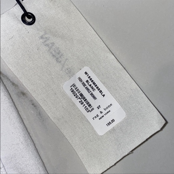 Rag and bone high rise ankle skinny jeans - Picture 5 of 6